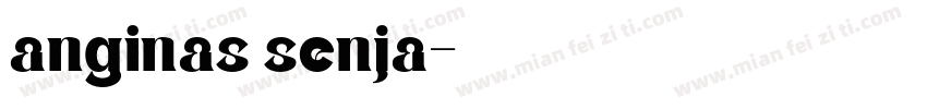 anginas senja字体转换